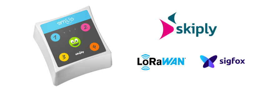 Skiply Smilio A Multiservices mit LoRaWAN und Sigfox