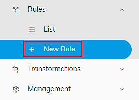 B.One Middleware : Create new rule with RuleEngine